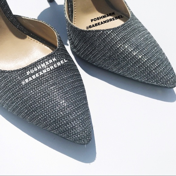 Michael Kors Glitter Mesh Mid Pumps - Picture 6 of 8